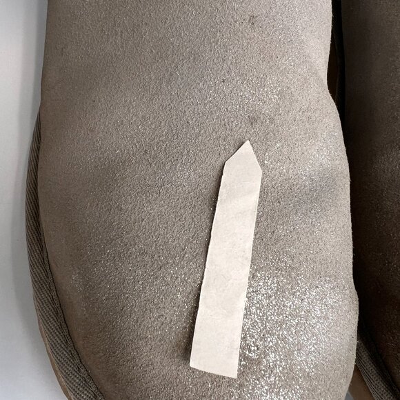 UGG Boot Women 12 Bailey Bow Shimmer Sheepskin Classic Shearling Party Core Go - Picture 9 of 16